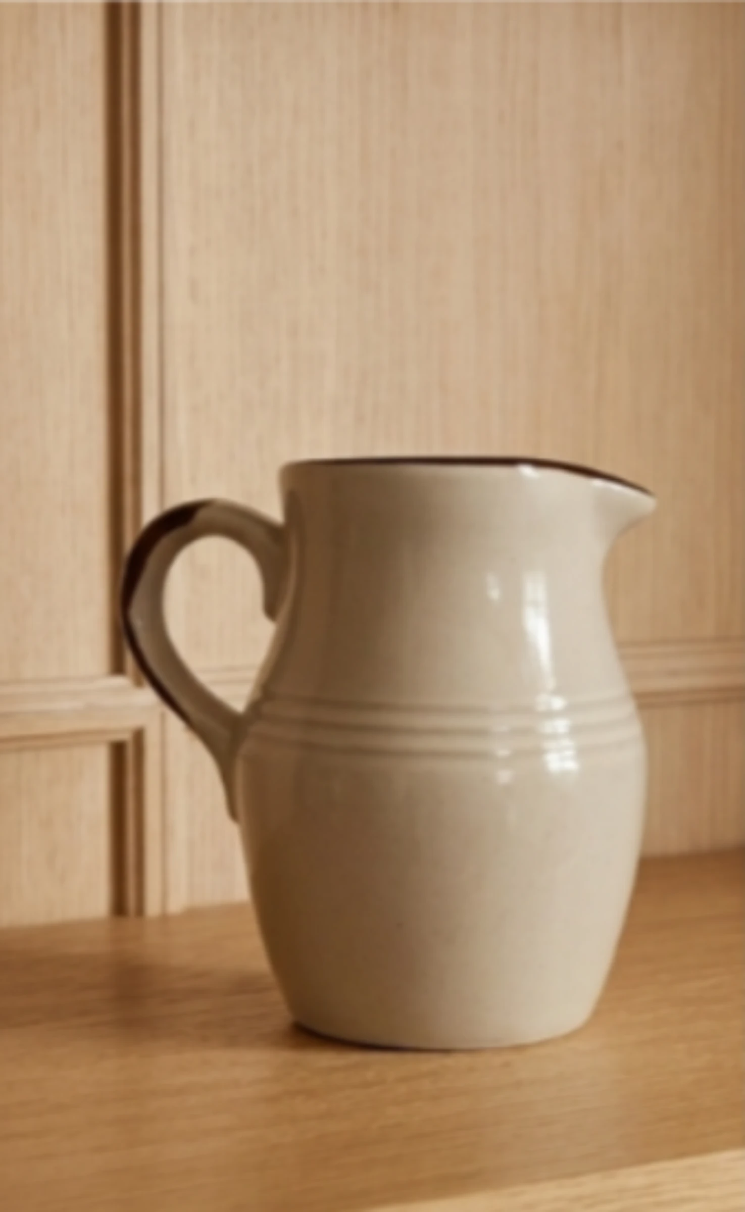 Adorable stoneware pitcher 14 cm tall – photo 4